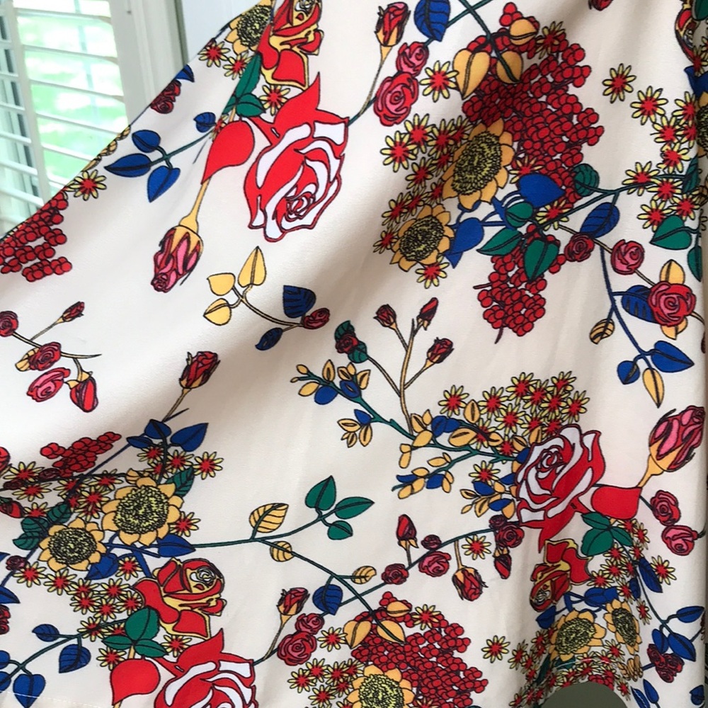 Vintage Floral Fit & Flare Dress - RePosh - Picture 3 of 6